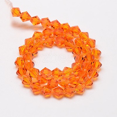 Imitate Austrian Crystal Bicone Glass Beads Strands X-GLAA-F029-5x5mm-11-1