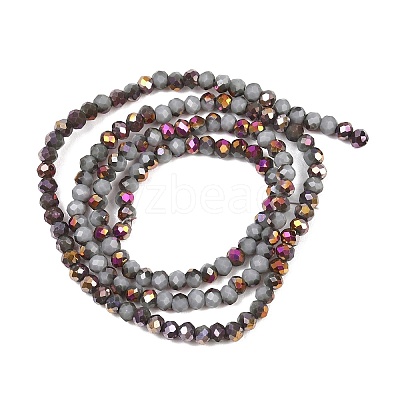 Electroplate Glass Beads Stradns EGLA-H114-02A-03-1