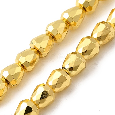 Electroplate Glass Beads Strands EGLA-F166-08G-1