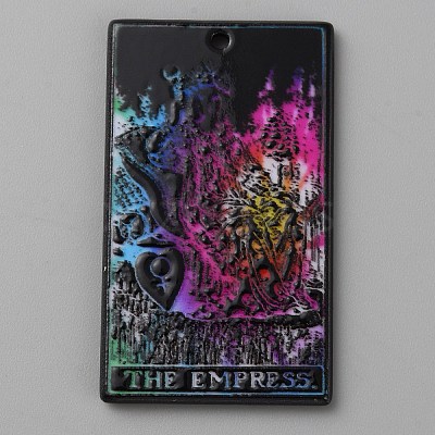 Printed Acrylic Pendants OACR-WH0036-23B-1