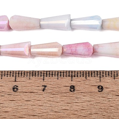 Anti-Tarnish Electroplate Glass Beads Strands GLAA-T025-27-01A-1