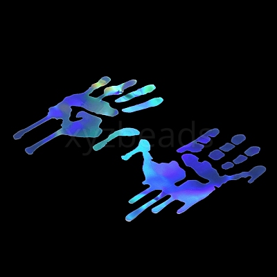 Car Decals- 1 Pcs Hand Car Hood Sticker ST-F711-1-1