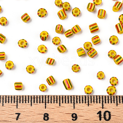 8/0 Opaque Colours Seep Glass Seed Beads SEED-F003-04B-03-1