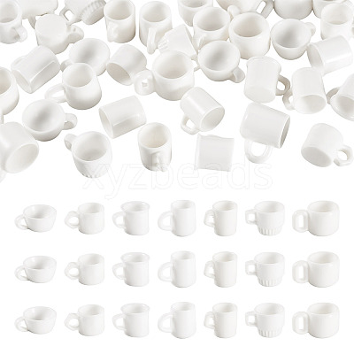 35Pcs 7 Styles Resin Cup Miniature Ornaments DOLL-TA0001-02-1