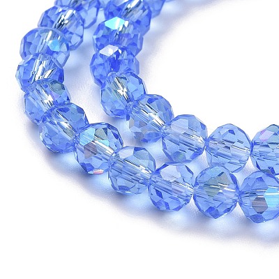 Electroplate Glass Beads Strands EGLA-A034-T3mm-L04-1