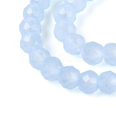 Imitation Jade Glass Beads Strands GLAA-T028-3mm-11F-1