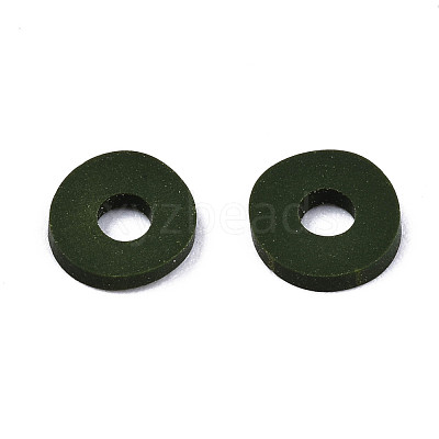 Handmade Polymer Clay Beads CLAY-Q251-6.0mm-81-1