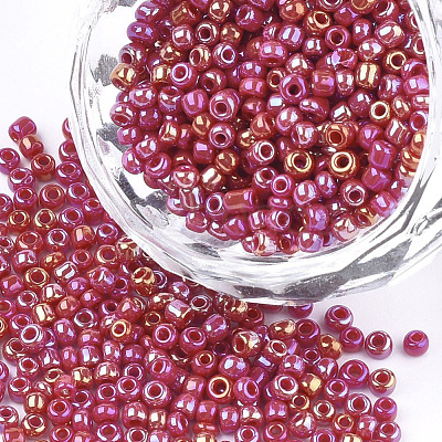 Opaque 6/0 Glass Seed Beads SEED-S023-01A-05-1