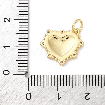 Brass Pave Cubic Zirconia with Enamel Charms KK-Q098-20G-C-1