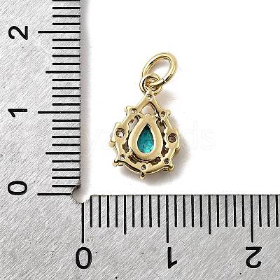 Synthetic Opal Teardrop Charms KK-H089-04A-02-1