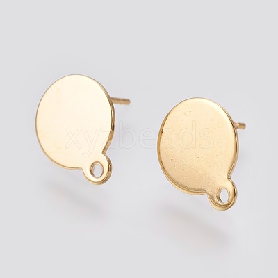 304 Stainless Steel Stud Earring Findings STAS-D445-150G-1