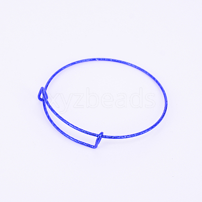Adjustable Iron Bangle Making BJEW-TAC0004-02H-1