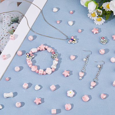Handmade Porcelain Beads PORC-HS0001-08-1