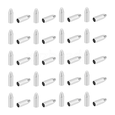200Pcs 304 Stainless Steel Cord Ends STAS-UN0052-38-1