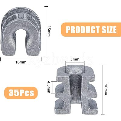 Aluminium Alloy Trimmer Head Eyelet Sleeve FIND-FH0005-34-1