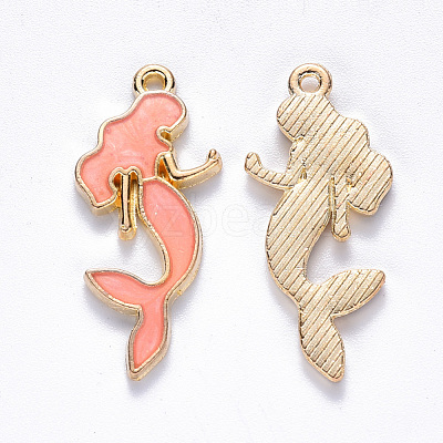 Alloy Enamel Pendants X-ENAM-N054-021B-1
