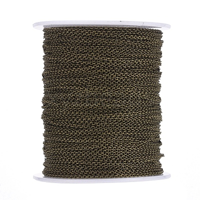 Brass Cable Chains CHC-034Y-AB-NF-1