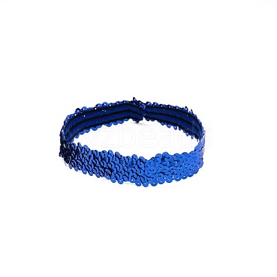 Yarn & Rubber Elastic Headbands LS-OHAR-WH0011-07C-1