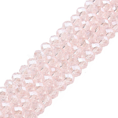 Electroplate Glass Beads Strands EGLA-A034-T4mm-A03-1