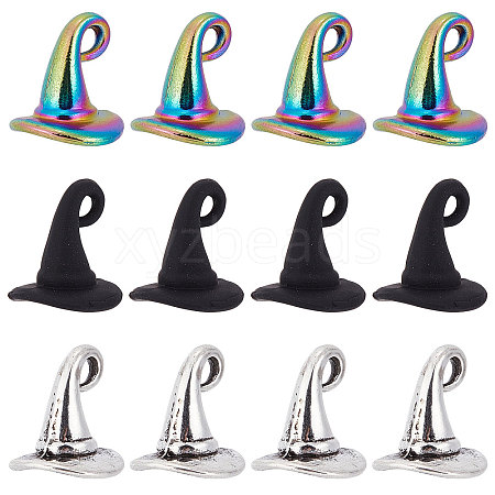 SUNNYCLUE 60Pcs 3 Style Rainbow Color Alloy Pendants FIND-SC0004-19-1