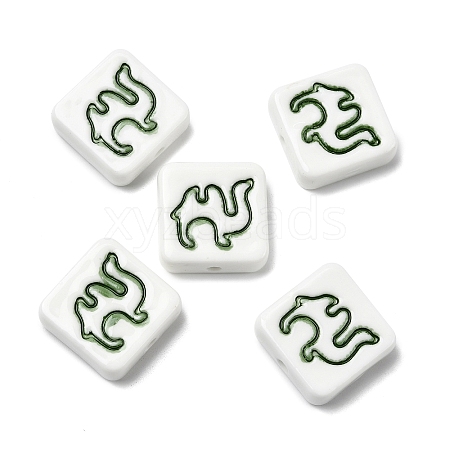 Handmade Porcelain Beads PORC-Z004-02D-1