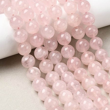 Natural Madagascar Rose Quartz Beads Strands G-B167-A02-10mm-1