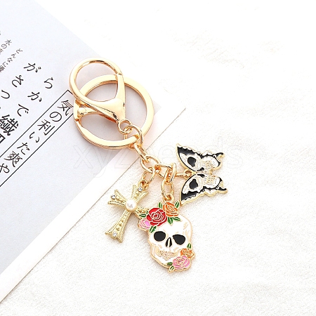 Halloween Metal with Enamel Keychain PW-WG5B248-02-1