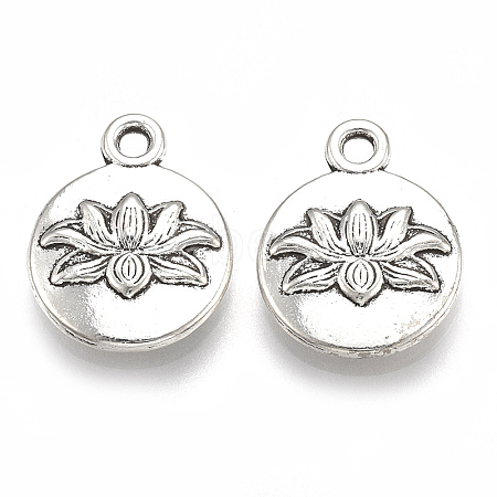 Tibetan Style Alloy Pendants X-TIBE-S314-33AS-LF-1