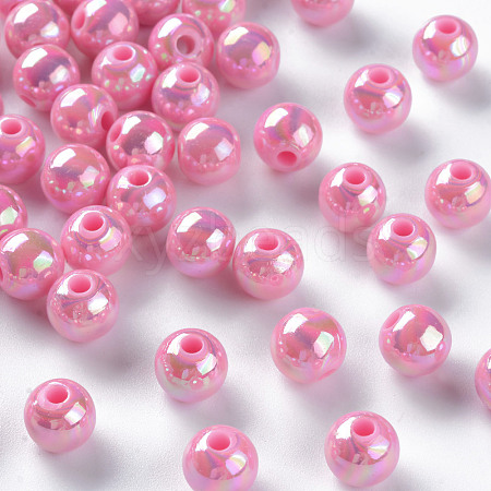 Opaque Acrylic Beads MACR-S370-D8mm-A02-1