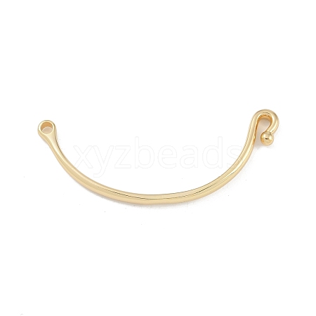 Brass Bracelet Bar Connector Links KK-U020-02G-1