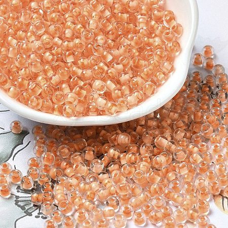 Transparent Glass Round Seed Beads SEED-B001-05A-31-1