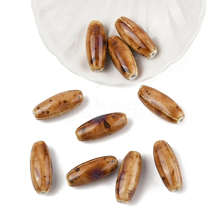 10Pcs Handmade Porcelain Beads PORC-YW0001-34A-1
