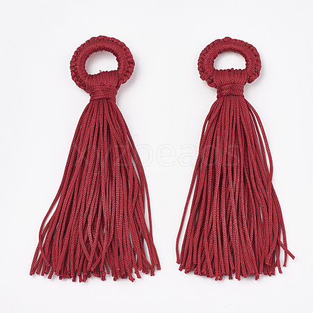 Polyester Tassel Big Pendant Decorations X-FIND-S274-04-1