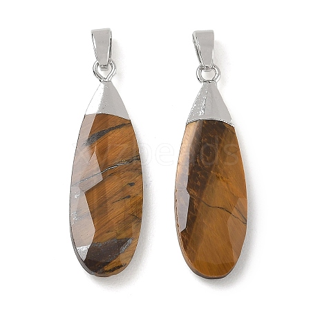 Natural Tiger Eye Pendants GG-CBA9F30-03P-02-1
