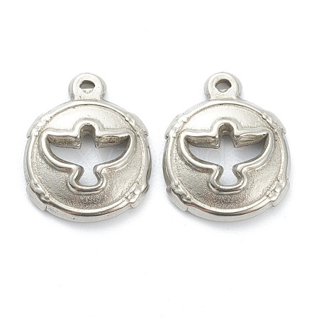 Non-Tarnish 304 Stainless Steel Pendants STAS-P279-48P-1