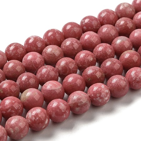 Natural Thulite Beads Strands G-Z044-A02-04-1
