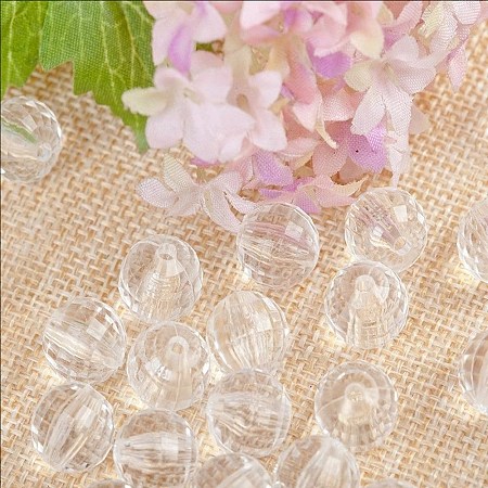 Transparent Acrylic Beads TACR-NH0001-C-20-1