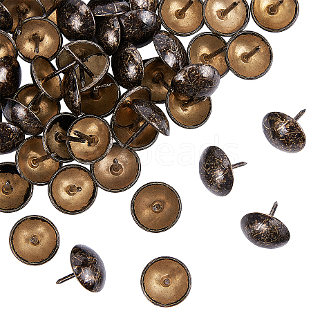Iron Round Head Nails AJEW-GA0001-54-1