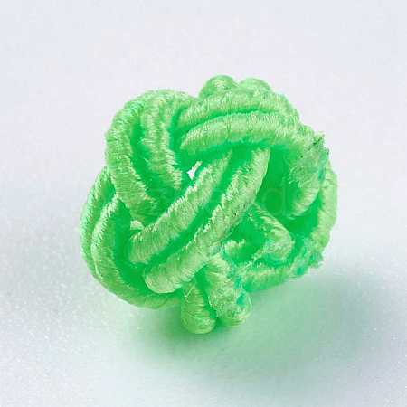 Polyester Weave Beads WOVE-K001-A10-1