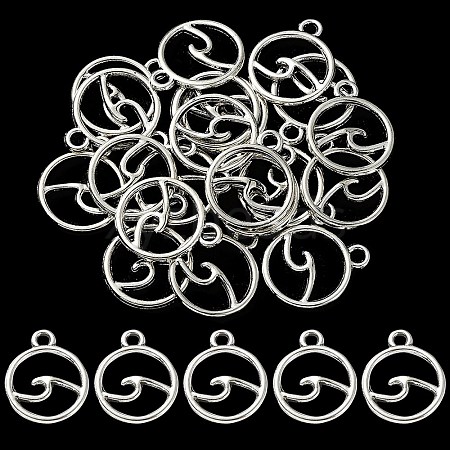 20Pcs Tibetan Style Alloy Charms TIBE-YW0001-28-1