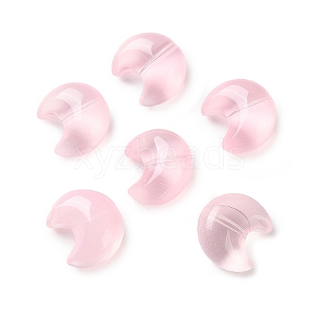 Baking Paint Transparent Glass Beads DGLA-F003-01B-1