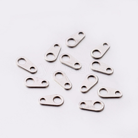 316 Surgical Stainless Steel Chain Tabs STAS-E081-04-1