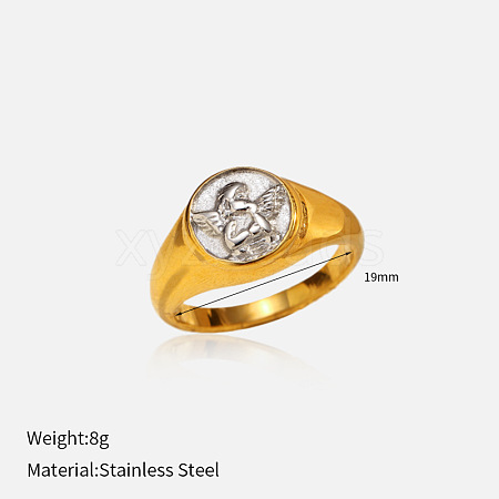 304 Stainless Steel Finger Rings FS-WG09FC7-13-1