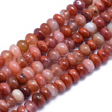 Natural Red Agate Beads Strands G-E530-12A-1
