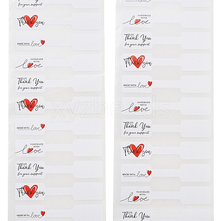 Writable Thank You Paper Hang Tags AJEW-Z030-04-1