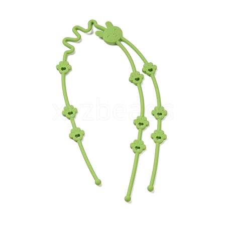 2 in 1 Silicone Baby Pacifier Holder Chains AJEW-G050-02B-1