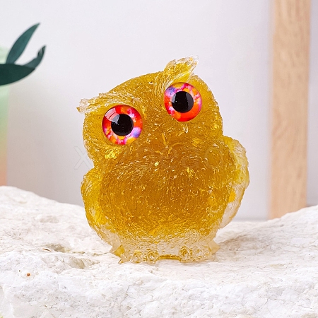 Resin Owl Display Decoration PW-WG50315-06-1