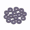 Flat Round Handmade Polymer Clay Bead Spacers LS-CLAY-R067-3.0mm-04-2