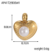 304 Stainless Steel Charms STAS-OY005-98G-2