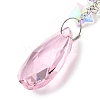 Glass Moon Hanging Suncatcher Pendant Decoration DJEW-PW0008-10B-2